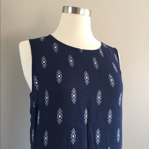 Sita Myra Navy Blue sleeveless Gatsby Dress LG